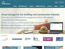 Tablet Screenshot of bimcontact.com